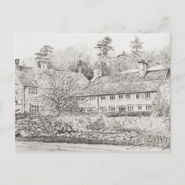 Mottistone Hall Isle of Wight UK 2008 Postcard (Front)