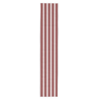 Mottled Double Striped Cranberry Medium Table Runner