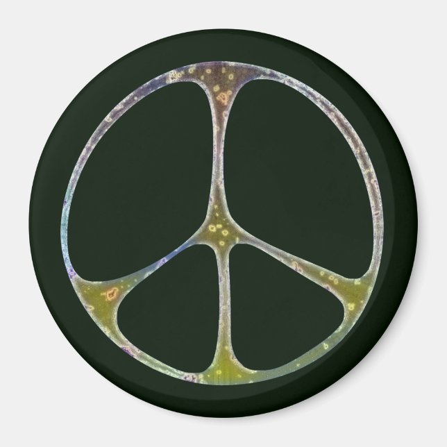 Mottled Peace Magnet (Front)