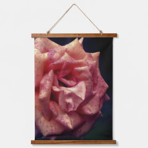 Mottled Peach Rose Tinted Hanging Tapestry