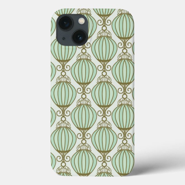 Motton Blue Pattern Case-Mate iPhone Case (Back)