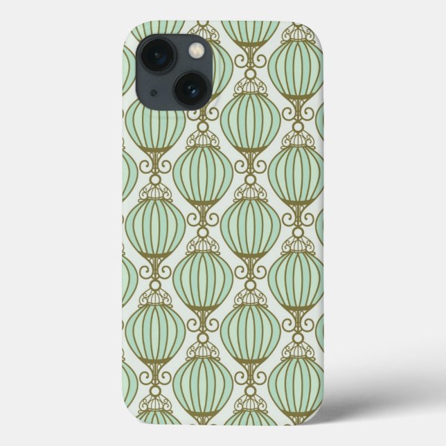 Motton Blue Pattern Case-Mate iPhone Case (Back)