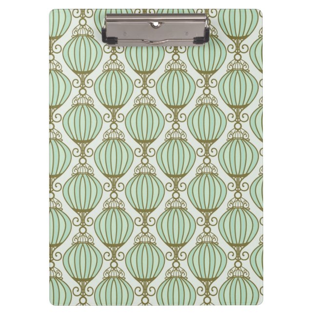 Motton Blue Pattern Clipboard (Front)