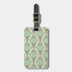 Motton Blue Pattern Luggage Tag