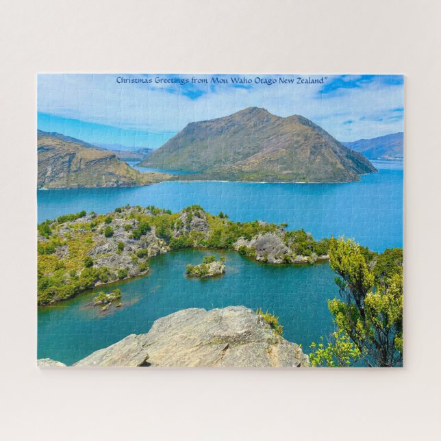 Mou Waho Otago New Zealand Jigsaw Puzzle (Horizontal)