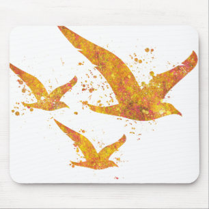 Mouette Oiseaux Ocean Mer Nature Monde Terre Vol L Mouse Mat
