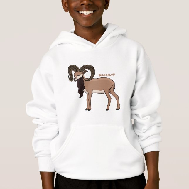 Mouflon goat illustration (Front)
