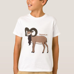 Mouflon goat illustration T-Shirt
