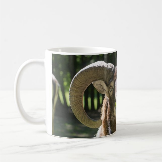 Mouflon Ram Coffee Mug (Left)