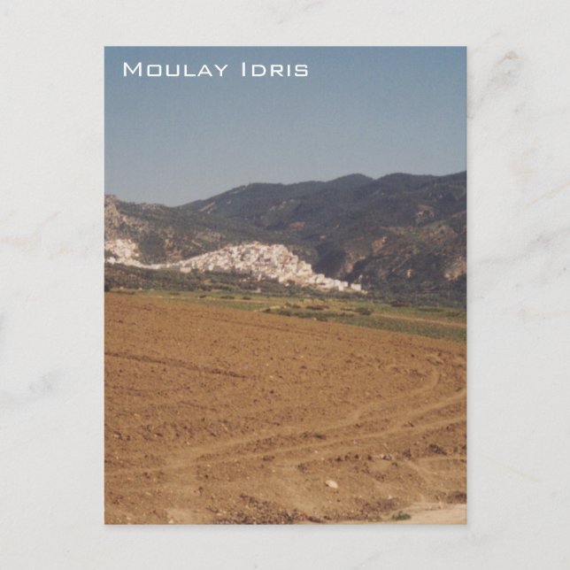 Moulay Idris Postcard (Front)
