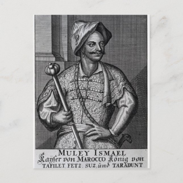 Moulay Ismail Ibn Sharif, 1719 Postcard (Front)