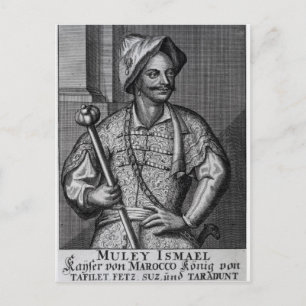 Moulay Ismail Ibn Sharif, 1719 Postcard