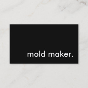 mould maker. business card