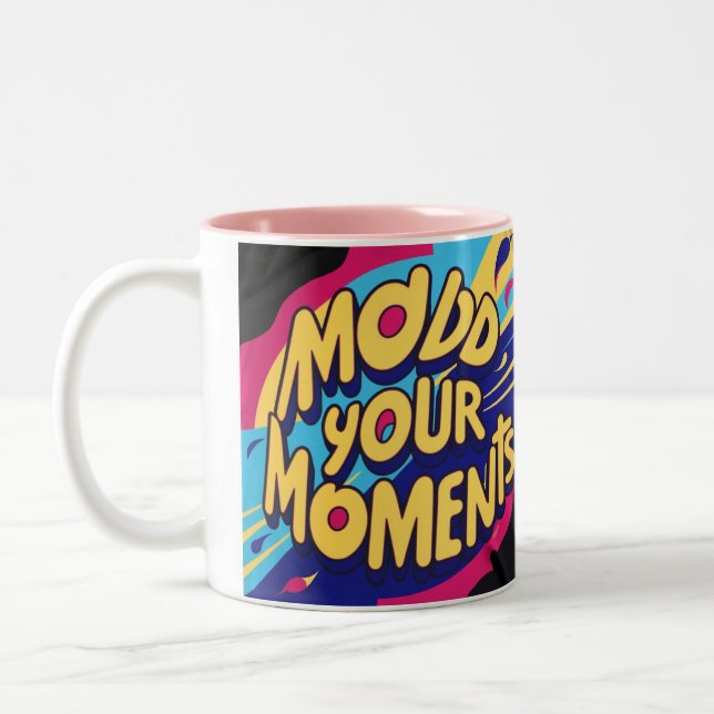 Mould Your Moments Two-Tone Coffee Mug (Left)