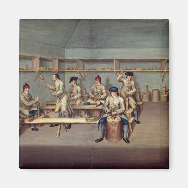 Moulding the Powder Pellets Magnet (Front)