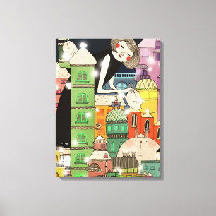 Mouldy city 2013 canvas print