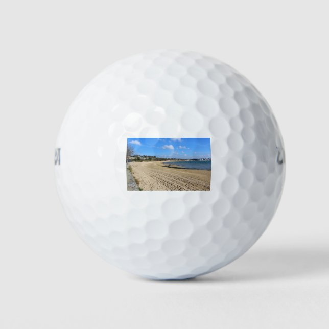 Moulin Blanc beach in Brest Golf Balls (Front)