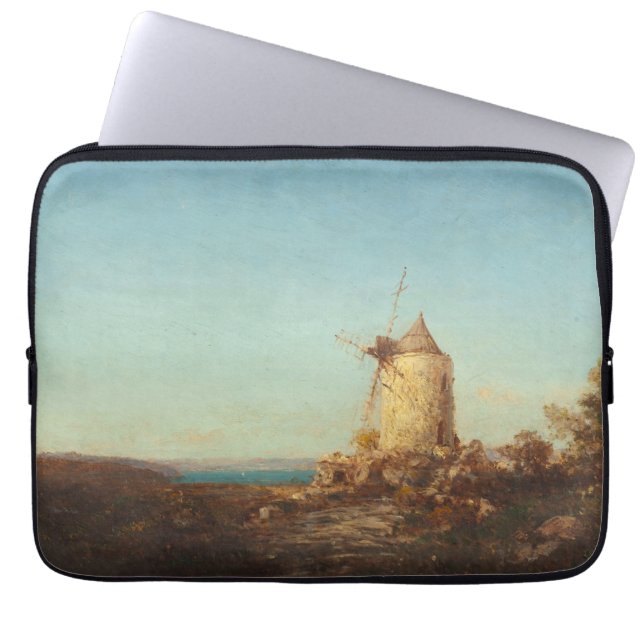 Moulin De Saint-Mitre, Près De Martigues Laptop Sleeve (Front)