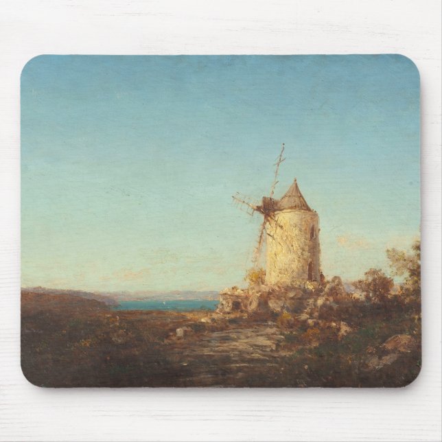 Moulin De Saint-Mitre, Près De Martigues Mouse Mat (Front)