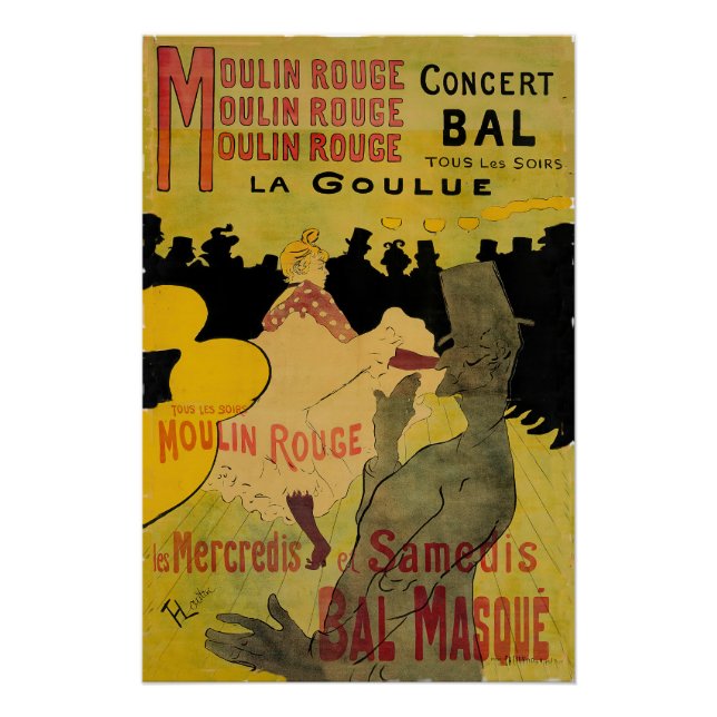 Moulin Rouge: La Goulue Poster (Front)