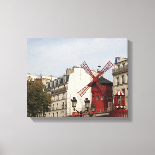Moulin Rouge! Paris, France, photography, canvas Print