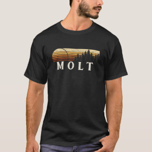 Moult, MT Vintage Evergreen Sunset Eighties Retro T-Shirt