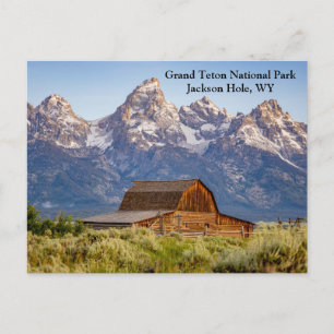 Moulton Barn in Grand Teton National Park Holiday Postcard