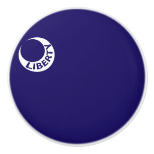 Moultrie Flag (Liberty) (American History) Ceramic Knob