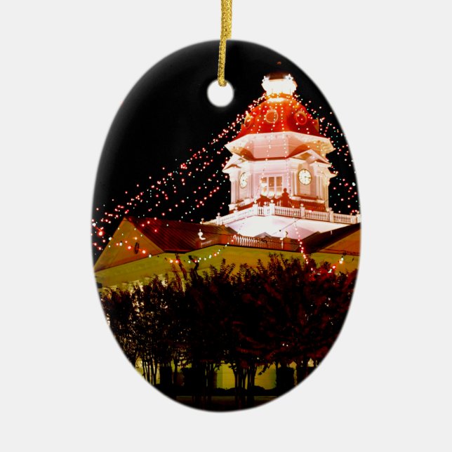 MOULTRIE, GEORGIA CERAMIC TREE DECORATION (Front)