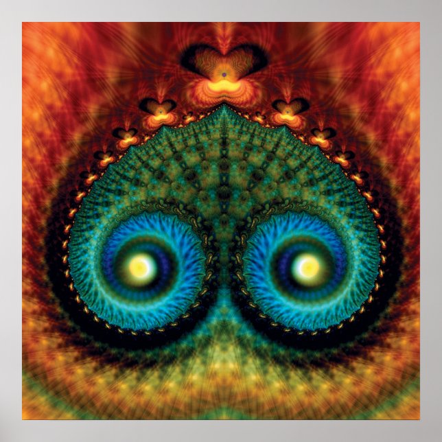 Mounds Fractal Poster (Front)