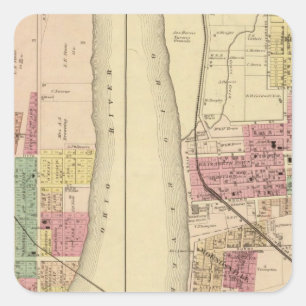 Moundsville,West Virginia Square Sticker