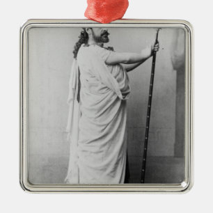 Mounet-Sully  as Oedipus in 'Oedipus Rex' Metal Tree Decoration