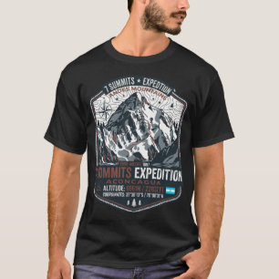 Mount Aconcagua 7 Summits Expeditions  T-Shirt