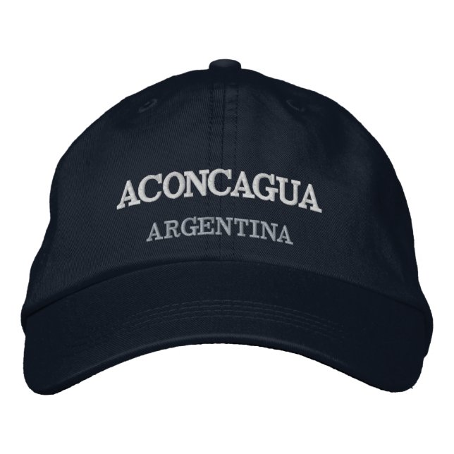 Mount Aconcagua Argentina Embroidered Hat (Front)