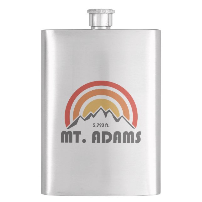 Mount Adams New Hampshire Hip Flask (Front)