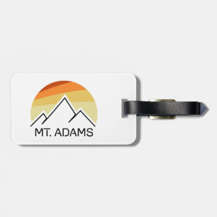 Mount Adams New Hampshire Retro Luggage Tag
