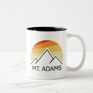Mount Adams New Hampshire Retro Two-Tone Coffee Mug