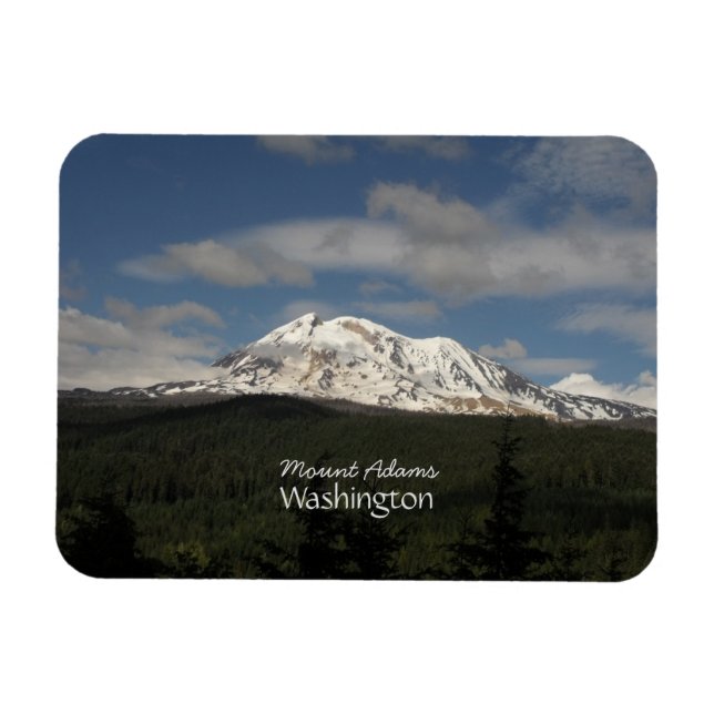 Mount Adams Washington Landscape Photo  Magnet (Horizontal)