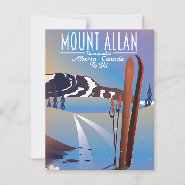Mount Allan, Kananaskis, Alberta, Canada ski (Front)