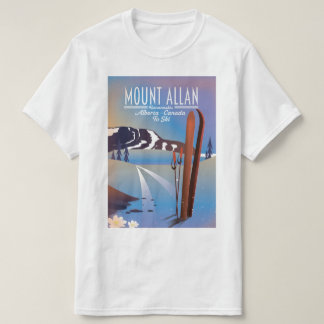 Mount Allan, Kananaskis, Alberta, Canada ski T-Shirt