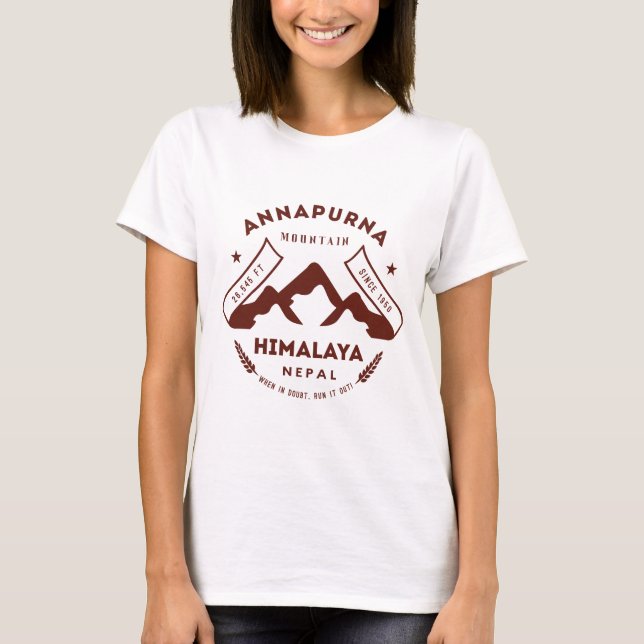 Mount Annapurna Nepal T-Shirt (Front)