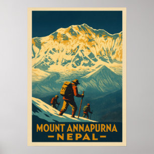Mount Annapurna Nepal V01 Poster