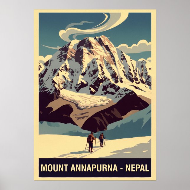 Mount Annapurna Nepal V04 Poster (Front)