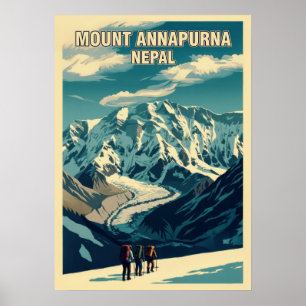 Mount Annapurna Nepal V05 Poster