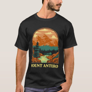 Mount Antero Retro Nathrop Town Vintage Us Mountai T-Shirt