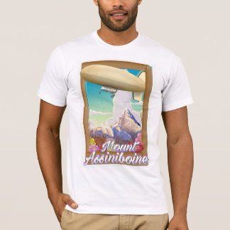 Mount Assiniboine Blimp vacation poster T-Shirt