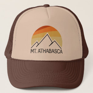 Mount Athabasca Alberta Retro Trucker Hat