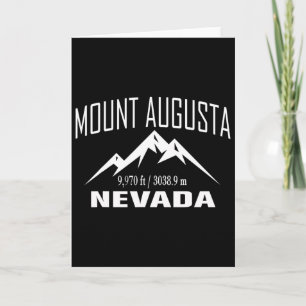 Mount Augusta Nevada Climbing Summit Club Outdoor Card