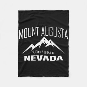 Mount Augusta Nevada Climbing Summit Club Outdoor Fleece Blanket