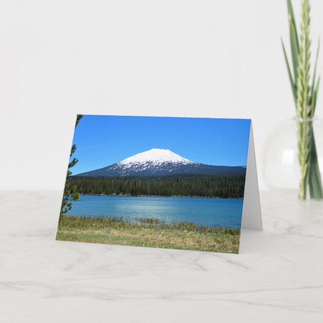 Mount Bachelor, OR Card (Front)